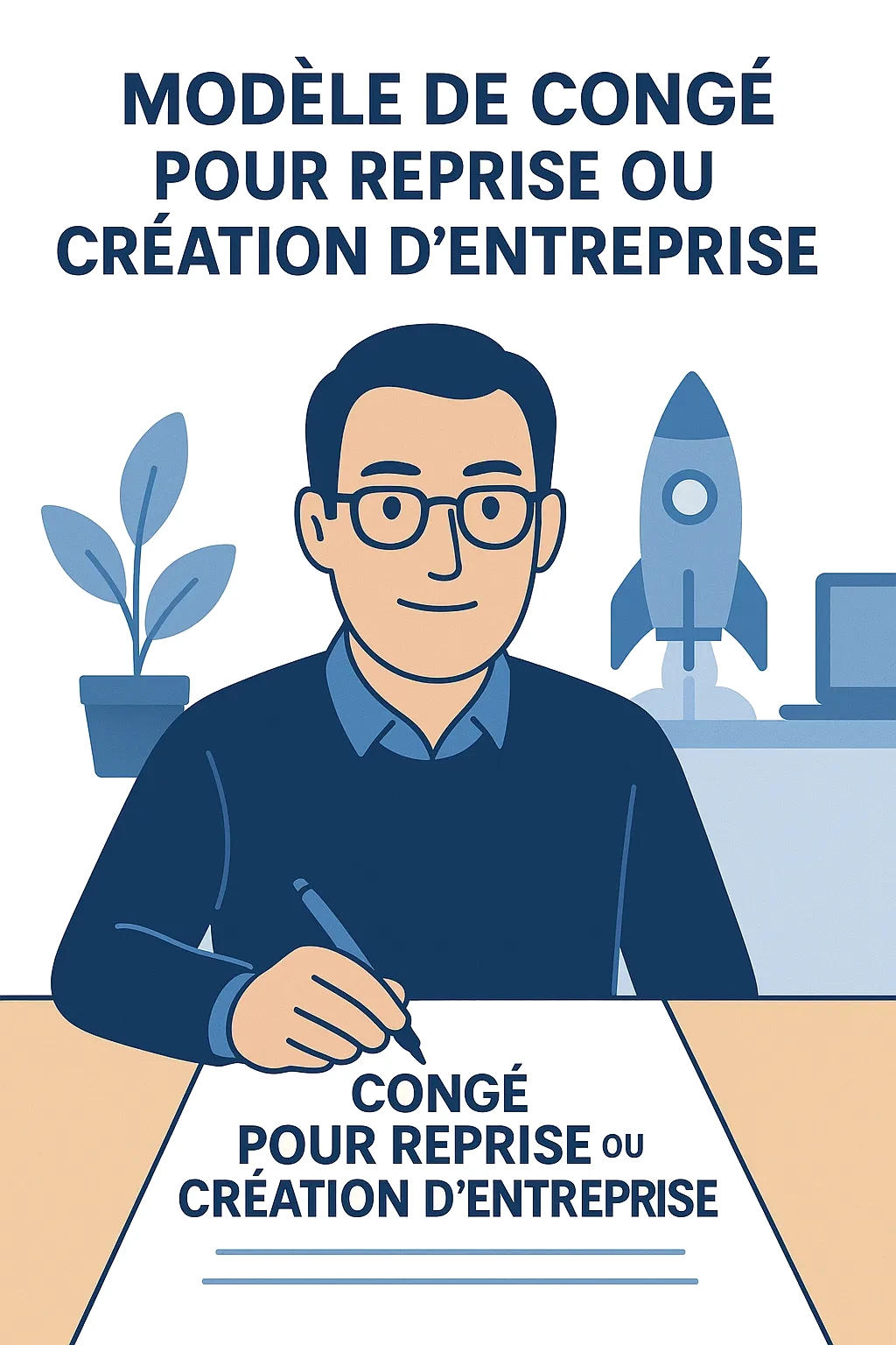 Modèle de congé pour reprise ou création d'entreprise