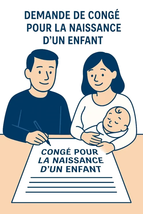 Demande de congé pour la naissance d'un enfant