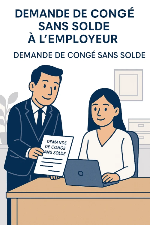 Demande de congé sans solde à l'employeur