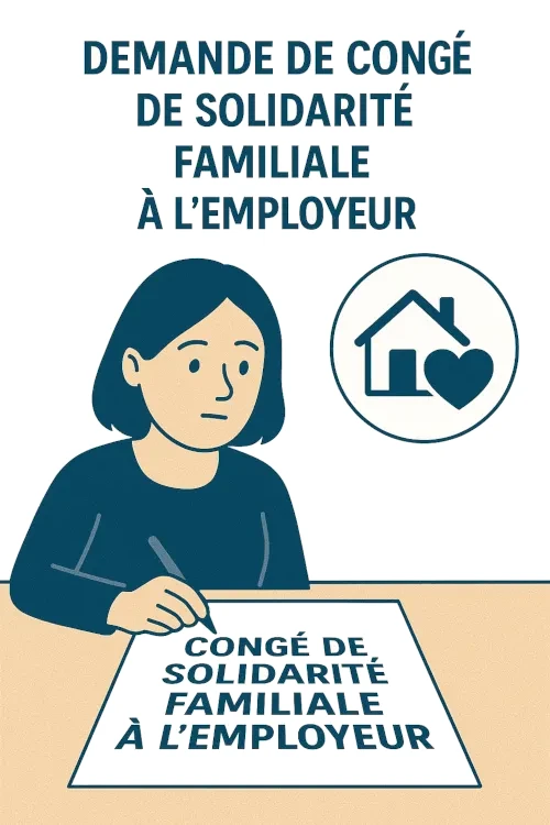 Demande de congé de solidarité familiale à l'employeur