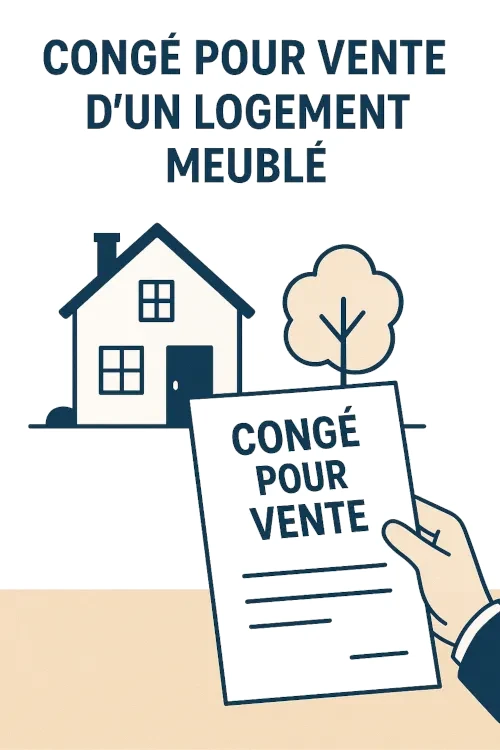 Congé pour vente d'un logement meublé