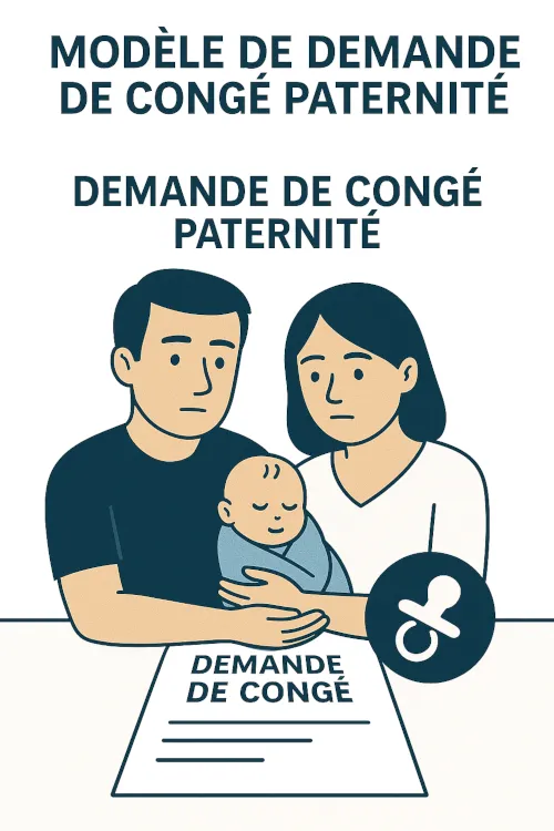 Modèle de demande de congé paternité - PDF et Word